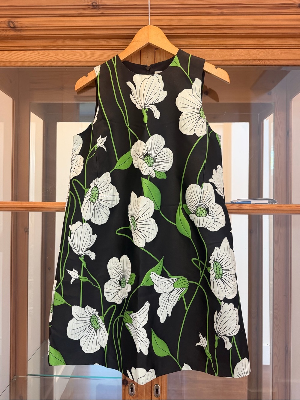 Tuckernuck Black & White Floral Shift Dress